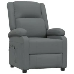 VidaXL Fauteuil Elektrisch Verstelbaar Stof Donkergrijs 71x90.5x96 Cm -Woonmeubelwinkel 2b62135cb57c4edb926f9a8b478bd75f