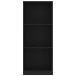 VidaXL Boekenkast Met 3 Schappen 40x24x108 Cm Bewerkt Hout Zwart -Woonmeubelwinkel 3e2143597723419e8ad89fe321b1e4a0