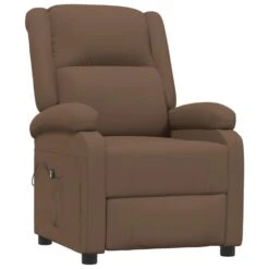 VidaXL Fauteuil Verstelbaar Elektrisch Stof Bruin -Woonmeubelwinkel 4900ff593dc94b0fb242af5d0bf143bd