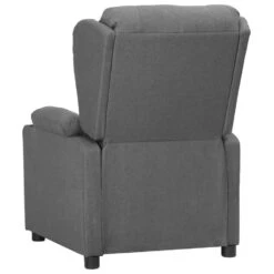 VidaXL Fauteuil Verstelbaar Stof Lichtgrijs -Woonmeubelwinkel 497a05526c3f43bca25234babb597f1e