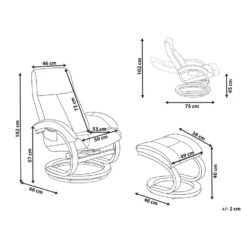 Beliani Massagestoel HERO - Zwart Polyester 8 Beliani Massagestoel HERO - Zwart Polyester -Woonmeubelwinkel 4cae1b3737794d71872ebe598776f6e2