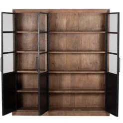 Giga Meubel Vitrinekast Bruin - Mangohout & IJzer - 3-Deurs 8 Giga Meubel Vitrinekast Bruin - Mangohout & IJzer - 3-Deurs -Woonmeubelwinkel 5887dde76f744a9a95e79ffd0b3c6d59