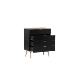 Beliani Commode WALPI - Zwart Vezelplaat, Mdf 8 Beliani Commode WALPI - Zwart Vezelplaat, Mdf -Woonmeubelwinkel 5a7eefcbe5e14f5c97c2e93807b35242