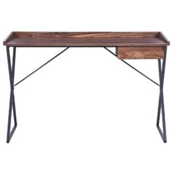 Beliani Bureau NOXON - Donkere Houtkleur Vezelplaat 9 Beliani Bureau NOXON - Donkere Houtkleur Vezelplaat -Woonmeubelwinkel 5c455adae2094d64b959bbc2578fe7fd