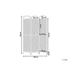 Beliani Kamerscherm COSENZA - Natuurlijk Rotan -Woonmeubelwinkel 5c4a9dcbbd7946f09bc82daf523321be