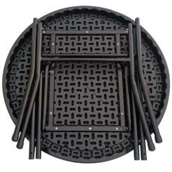 Giga Meubel Statafel Zwart - Ø80cm - Inklapbaar - Statafel Piper 8 Giga Meubel Statafel Zwart - Ø80cm - Inklapbaar - Statafel Piper -Woonmeubelwinkel 605df598ca7147f8bc871237bbb3f91b