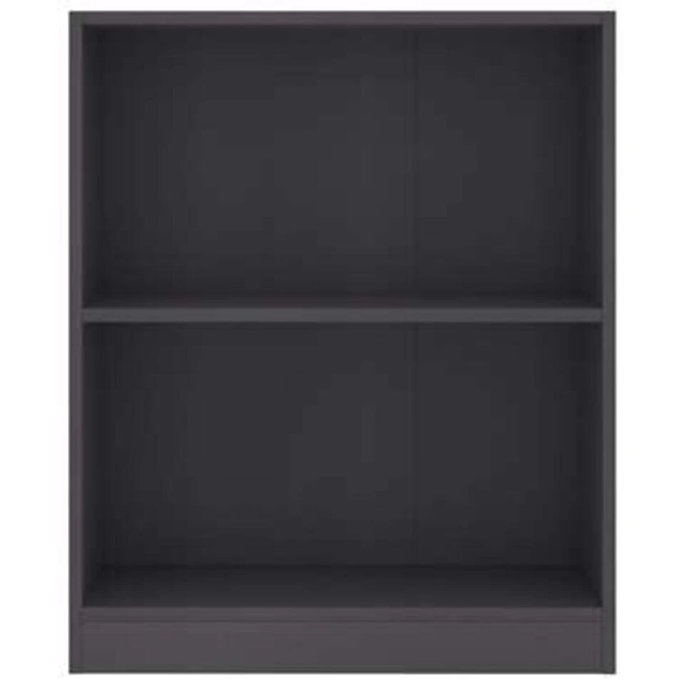VidaXL Boekenkast 60x24x74,5 Cm Bewerkt Hout Grijs 6 VidaXL Boekenkast 60x24x74,5 Cm Bewerkt Hout Grijs - Afbeelding 4