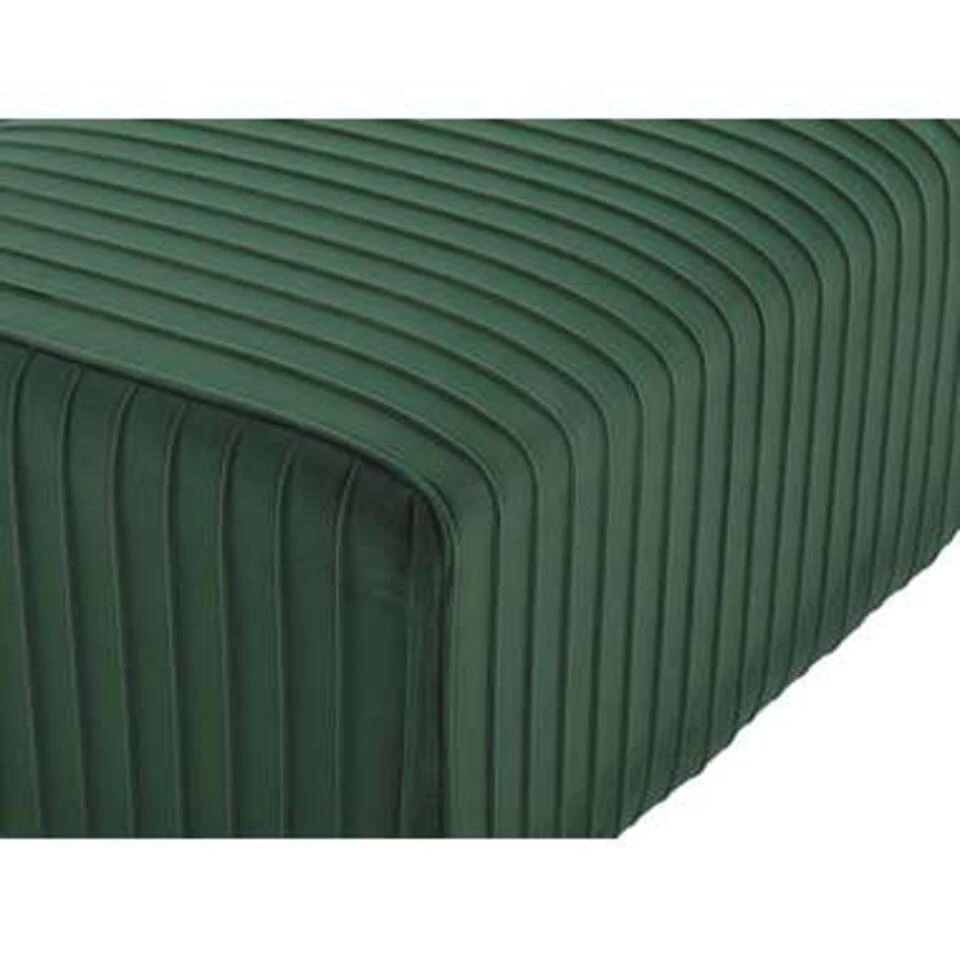 Beliani Hocker PATERSON - Groen Fluweel 6 Beliani Hocker PATERSON - Groen Fluweel - Afbeelding 4