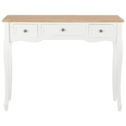 VidaXL Bijzettafeltje Met 3 Lades Wit 8 VidaXL Bijzettafeltje Met 3 Lades Wit -Woonmeubelwinkel 6362aa0a5f6d4a4887dc60acffabed80