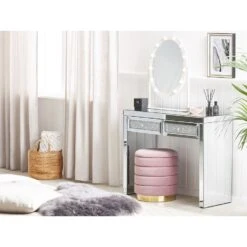 Beliani Consoletafel TILLY - Zilver Glas 9 Beliani Consoletafel TILLY - Zilver Glas -Woonmeubelwinkel 646b777dc5a840e58572364ff49c6c63