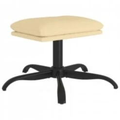 VidaXL Relaxstoel Met Voetenbank Crèmewit Fluweel 8 VidaXL Relaxstoel Met Voetenbank Crèmewit Fluweel -Woonmeubelwinkel 6b4e8ad64767421da11903fd2f33bf47