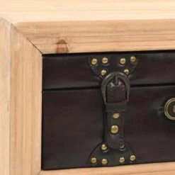 VidaXL Salontafel 115x55x50 Cm Massief Vurenhout -Woonmeubelwinkel 6b539528d12f484a8fb6b9c40c8294f9