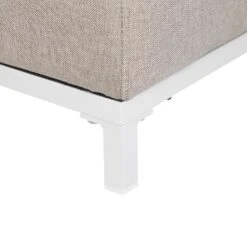 Beliani Ottomaan ROVIGO - Beige Polyester 8 Beliani Ottomaan ROVIGO - Beige Polyester -Woonmeubelwinkel 6f256fa94de14637a7466c735f3af674