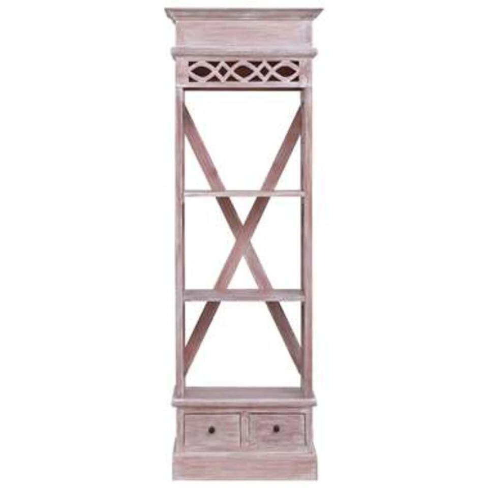 VidaXL Hoge Kast 60x30x180 Cm Massief Mahoniehout 5 VidaXL Hoge Kast 60x30x180 Cm Massief Mahoniehout - Afbeelding 3