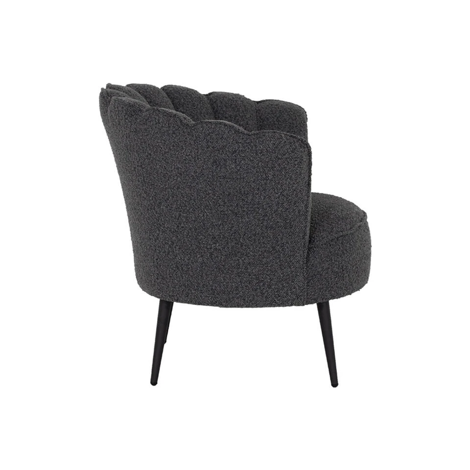 Giga Meubel Fauteuil Bouclé Stone - 57x85x80cm - Jada 6 Giga Meubel Fauteuil Bouclé Stone - 57x85x80cm - Jada - Afbeelding 4