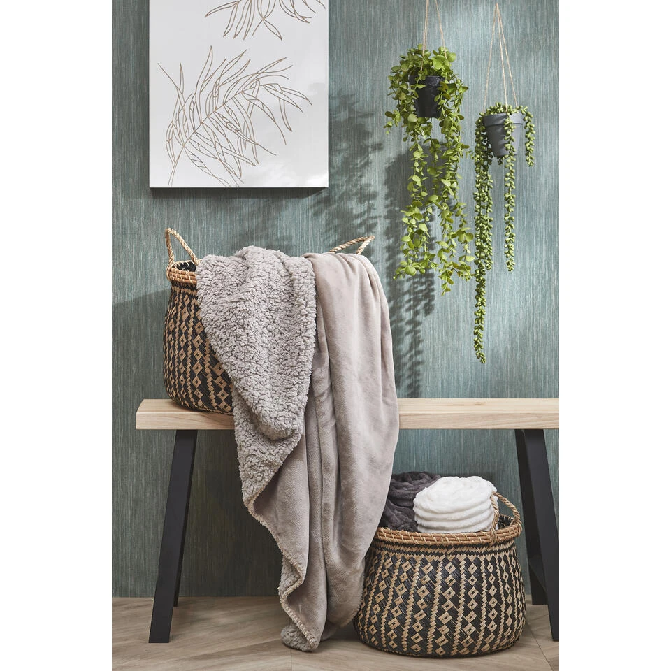 Mica Decorations Plano Bank - L92 X B31 X H46 Cm - Lichtbruin 6 Mica Decorations Plano Bank - L92 X B31 X H46 Cm - Lichtbruin - Afbeelding 4