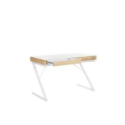 Beliani Bureau FONTANA - Wit Mdf 8 Beliani Bureau FONTANA - Wit Mdf -Woonmeubelwinkel 7c9e3a16fd7b4dc1b2d2a8ff72b1fa9a