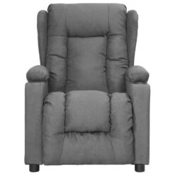 VidaXL Fauteuil Verstelbaar Stof Lichtgrijs -Woonmeubelwinkel 7d5f05c4c5c04db8a176f8392b437b20
