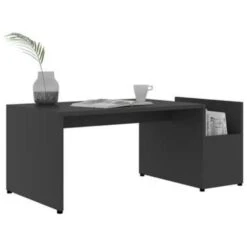 VidaXL Salontafel 90x45x35 Cm Spaanplaat Grijs -Woonmeubelwinkel 7e529a44ef9448d9a1416a8cb50e70a5