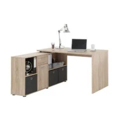 Hoekbureau Lex - Eiken - 66,5x136x74 Cm -Woonmeubelwinkel 81003333 4013