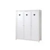 Vipack 3-deurs Kledingkast Amori - Wit - 190x159x57 Cm 2 Vipack 3-deurs Kledingkast Amori - Wit - 190x159x57 Cm -Woonmeubelwinkel 81007195
