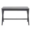 Bureau Gorvik - Zwart - 75x120x60 Cm 2 Bureau Gorvik - Zwart - 75x120x60 Cm -Woonmeubelwinkel 81010325