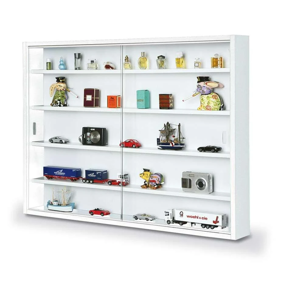 Vitrine Compilati - Wit - 60x80x9,5 Cm 3 Vitrine Compilati - Wit - 60x80x9,5 Cm