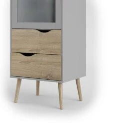 Buffetkast Delta 1 Deur - Wit/eiken - 200,1x50,2x39,1 Cm 8 Buffetkast Delta 1 Deur - Wit/eiken - 200,1x50,2x39,1 Cm -Woonmeubelwinkel 81018676 0400