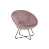Fauteuil Forli - Fluweel - Roze -Woonmeubelwinkel 81020404