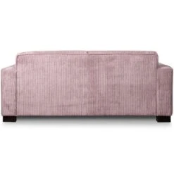 Bank Stuttgart 3-zits - Ribcord - Roze -Woonmeubelwinkel 81023420 0300