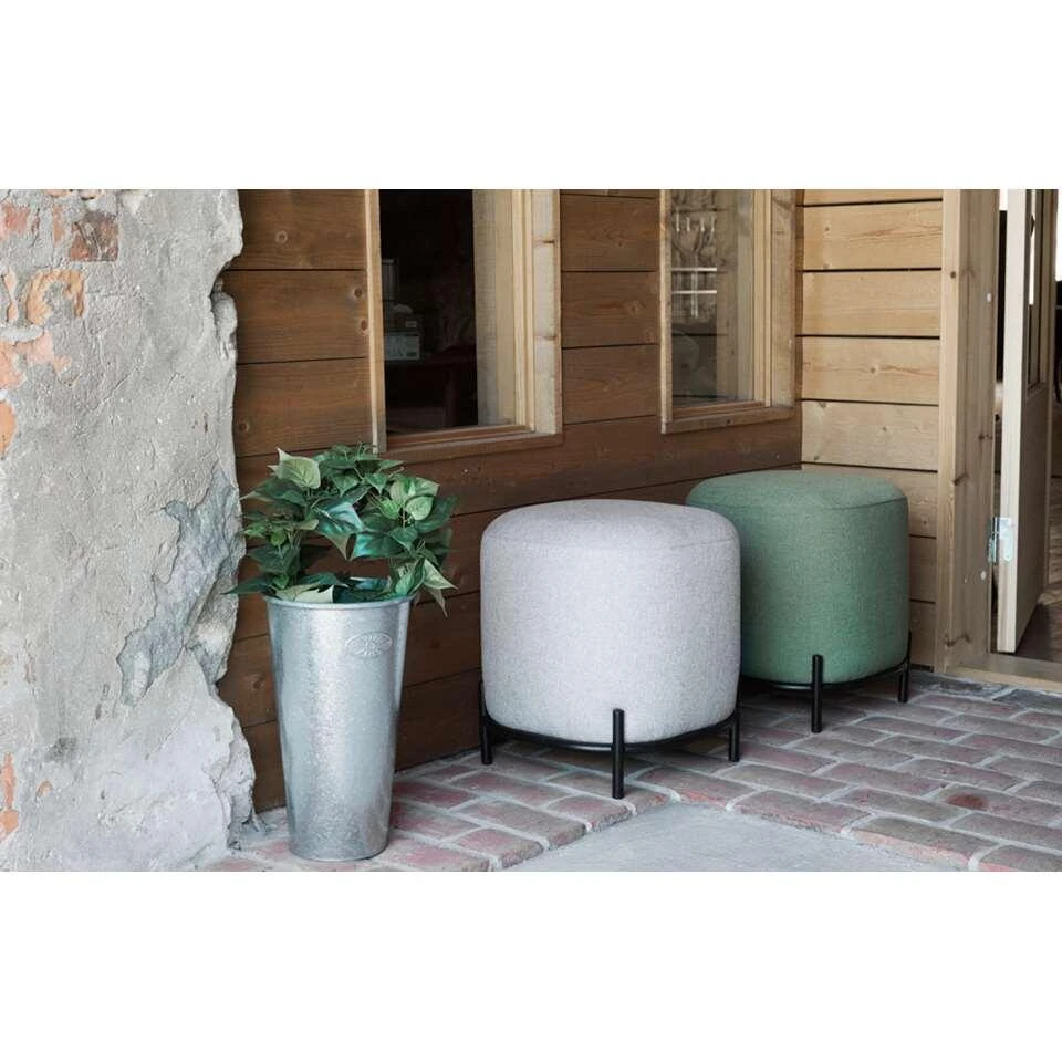 Tenzo Poef Harry - Groen - 46x42x42 Cm 6 Tenzo Poef Harry - Groen - 46x42x42 Cm - Afbeelding 4