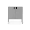Tenzo Wandkast Uno 2-deurs - Grijs - 89x76x40 Cm -Woonmeubelwinkel 81024004