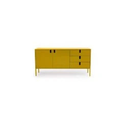 Tenzo Dressoir Uno - Mosterd - 86x171x46 Cm