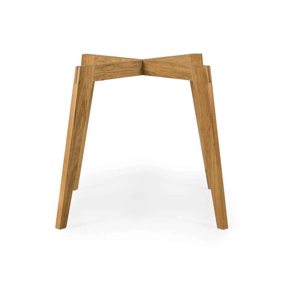 Tenzo Bartafel Bess - Wit/eiken - 95x80x80 Cm 4 Tenzo Bartafel Bess - Wit/eiken - 95x80x80 Cm - Afbeelding 2