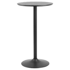 Bartafel Ivano - Zwart - 105xØ60 Cm -Woonmeubelwinkel 81026513 1300