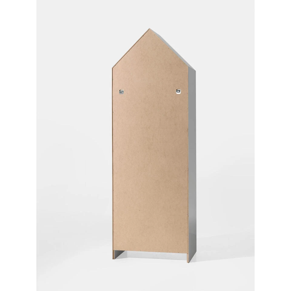 Vipack Kledingkast Casimi 1 Deurs - Grijs - 171,5x57,6x37 Cm 6 Vipack Kledingkast Casimi 1 Deurs - Grijs - 171,5x57,6x37 Cm - Afbeelding 4