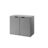 Vipack Commode Pino - Grijs - 71,8x85,5x43,3 Cm -Woonmeubelwinkel 81029027