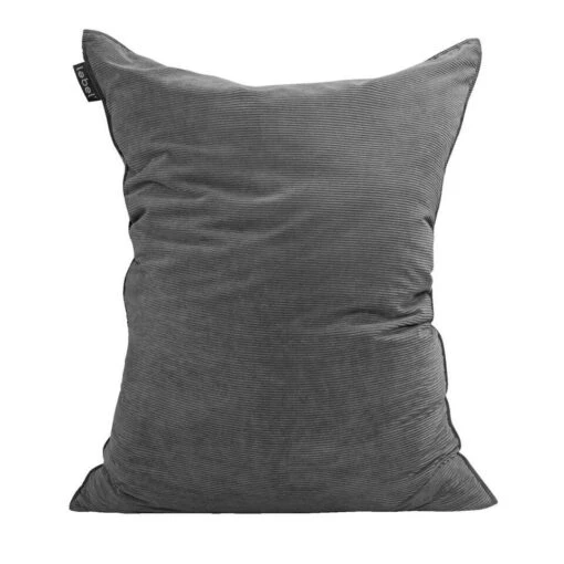 Zitzak Rib Velours - Antraciet - 100x150cm