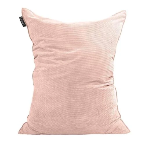 Zitzak Rib Velours - Roze - 100x150 Cm
