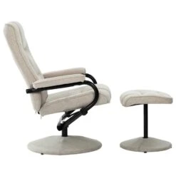 VidaXL Fauteuil Verstelbaar Met Voetenbankje Stof Crèmekleurig 9 VidaXL Fauteuil Verstelbaar Met Voetenbankje Stof Crèmekleurig -Woonmeubelwinkel 8294b4bb1396467a99bf4cd1cfacf8d4