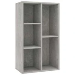 VidaXL Boekenkast/dressoir 50x25x80 Cm Spaanplaat Betongrijs -Woonmeubelwinkel 871b866fff41481888caedcd8ba9c424
