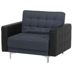 Beliani Fauteuil ABERDEEN - Grijs Polyester -Woonmeubelwinkel 8c4c3eb887be4c82a602d0a4e504bbd9