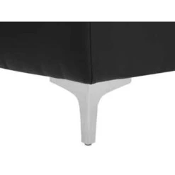 Beliani Ottomaan ABERDEEN - Zwart Kunstleer -Woonmeubelwinkel 8e708ad8bae24bfea3818f01f182c538