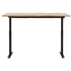 Bureau Homeworx Zit/sta Handmatig Verstelbaar – Mangohout/zwart - 75/118x160x80 Cm 9 Bureau Homeworx Zit/sta Handmatig Verstelbaar – Mangohout/zwart - 75/118x160x80 Cm -Woonmeubelwinkel 90103601 0101