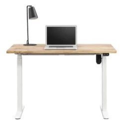 Bureau Homeworx Zit/sta Elektrisch Verstelbaar – Mangohout/wit - 75/118x120x70 Cm 8 Bureau Homeworx Zit/sta Elektrisch Verstelbaar – Mangohout/wit - 75/118x120x70 Cm -Woonmeubelwinkel 90103620 0140