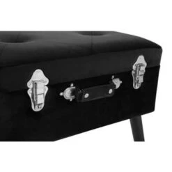 Beliani Hocker MALLARD - Zwart Fluweel 8 Beliani Hocker MALLARD - Zwart Fluweel -Woonmeubelwinkel 9b41c4c5b9d14f9db774ada87a22b48a