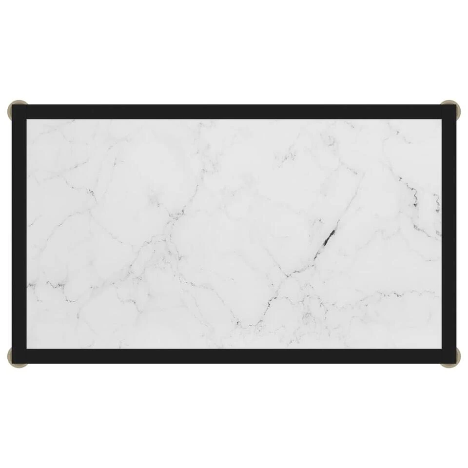 VidaXL Wandtafel 60x35x75 Cm Gehard Glas Wit 5 VidaXL Wandtafel 60x35x75 Cm Gehard Glas Wit - Afbeelding 3