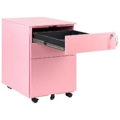 Beliani Kantoorkast CAMI - Roze Staal -Woonmeubelwinkel abdf0a574b1f4ecd98619a0fc983d3e0