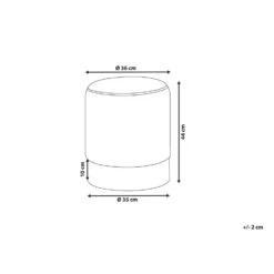 Beliani Poef BRIGITTE - Zwart Fluweel 8 Beliani Poef BRIGITTE - Zwart Fluweel -Woonmeubelwinkel b47aaf8d6c524e59a41cecd17239c61f