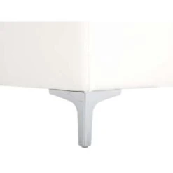 Beliani Ottomaan ABERDEEN - Wit Kunstleer -Woonmeubelwinkel b9132f18b06d4909957afff8f036a989